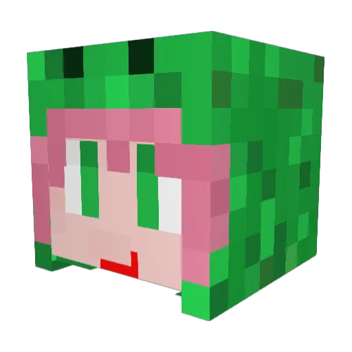 iarsky Minecraft avatar head, 3D render