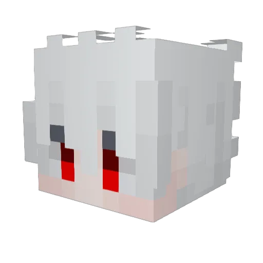 iaspctx Minecraft avatar head, 3D render