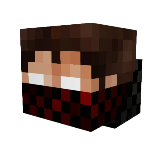 iavataralex Minecraft avatar head, 3D render