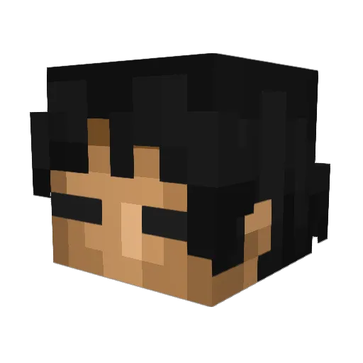 Minecraft-Avatar von iazior: Kopf als 3D-Render