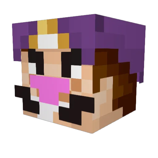 ibMatt Minecraft avatar head, 3D render