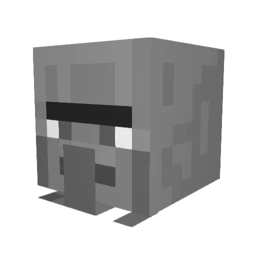 ibadachix12 Minecraft avatar head, 3D render