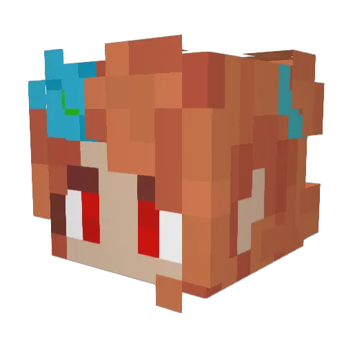 iballisticnoahy Minecraft avatar head, 3D render