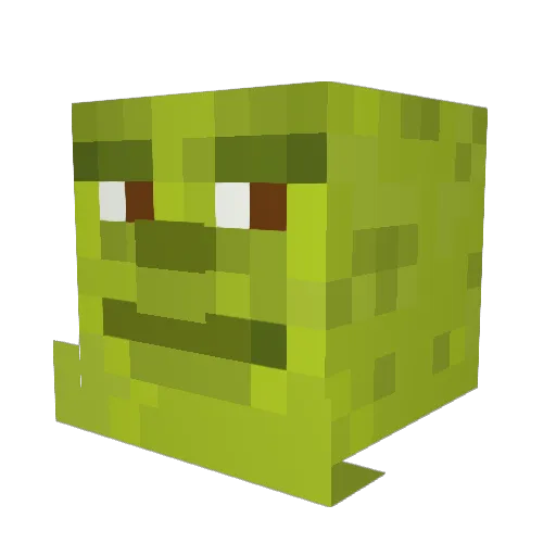 ibaumann Minecraft avatar head, 3D render
