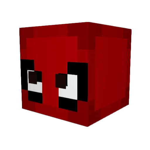 ibb Minecraft avatar head, 3D render