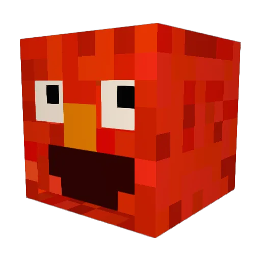 ibeallenlee Minecraft avatar head, 3D render