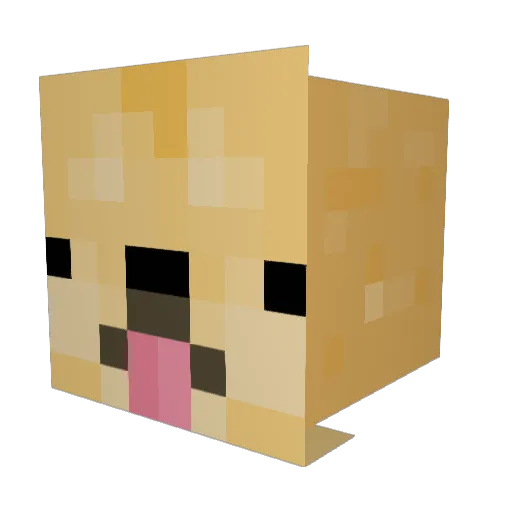 ibechux3 Minecraft avatar head, 3D render