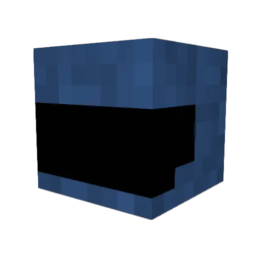 iberichard Minecraft avatar head, 3D render