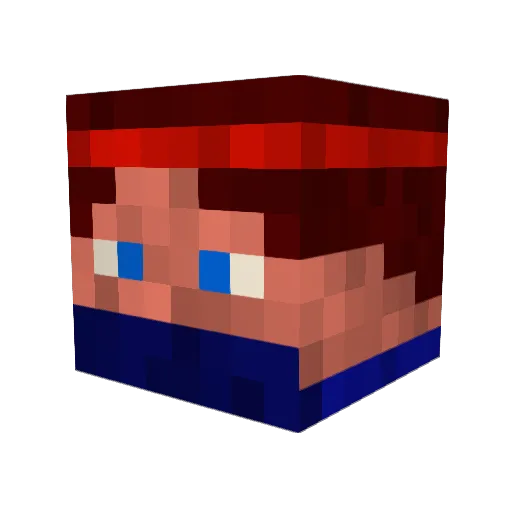 ibewackofreak Minecraft avatar head, 3D render