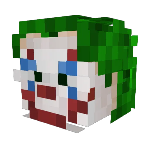 ibilas Minecraft avatar head, 3D render