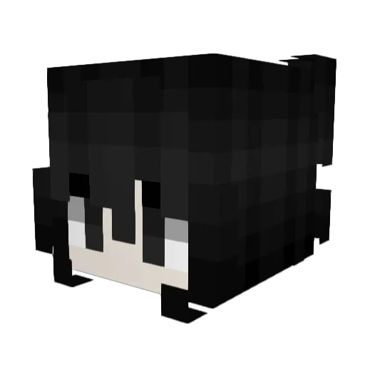 ibitenow Minecraft avatar head, 3D render
