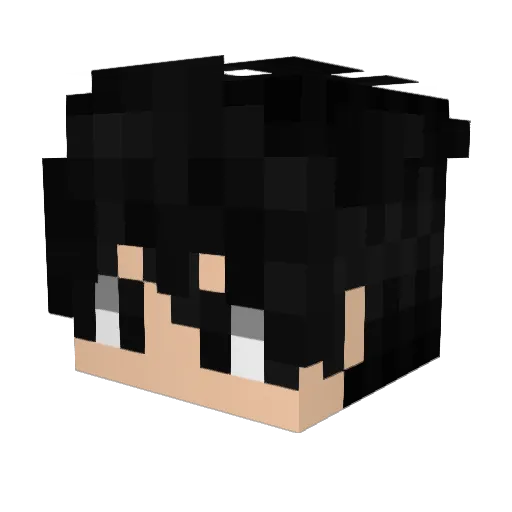 ibotix Minecraft avatar head, 3D render