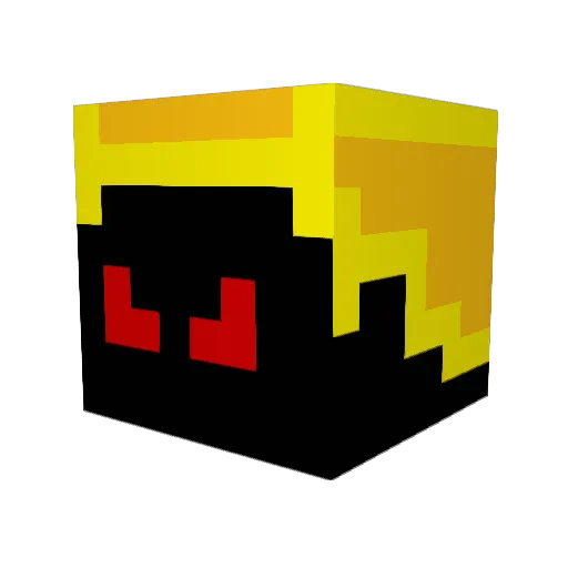 iboyfly Minecraft avatar head, 3D render