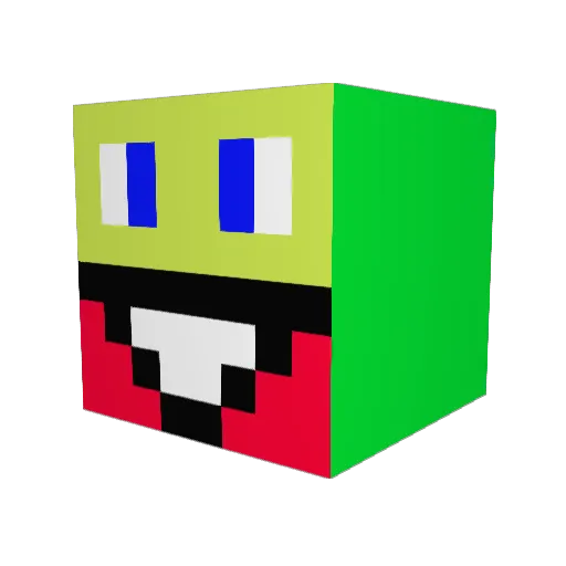 ibrahem6333 Minecraft avatar head, 3D render