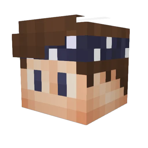 ibrahim1265 Minecraft avatar head, 3D render