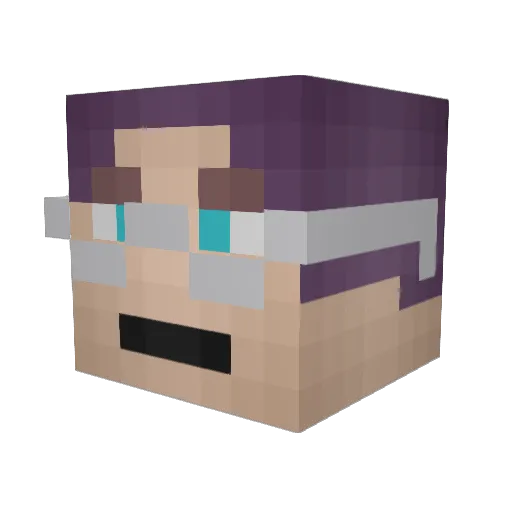 ibrahim_twin Minecraft avatar head, 3D render