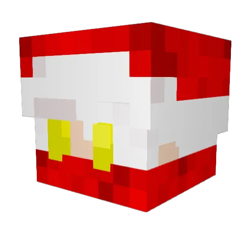 ibralou1 Minecraft avatar head, 3D render