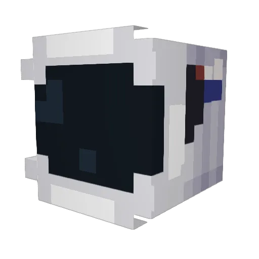 ibraydim Minecraft avatar head, 3D render