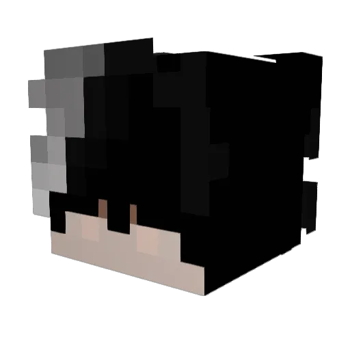 ibrido Minecraft avatar head, 3D render
