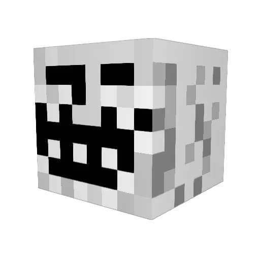 ibsboy Minecraft avatar head, 3D render