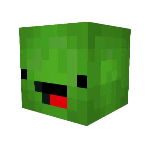 ibtoday Minecraft avatar head, 3D render