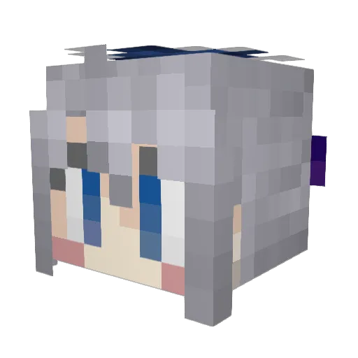 ibuki1234 Minecraft avatar head, 3D render