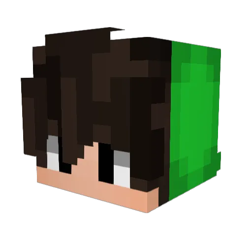 ibukin0502 Minecraft avatar head, 3D render