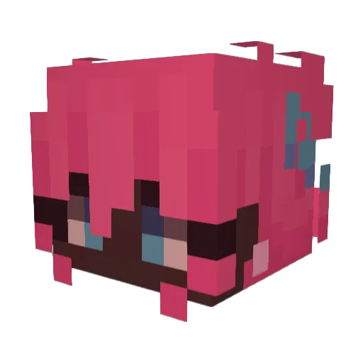 ic4004 Minecraft avatar head, 3D render