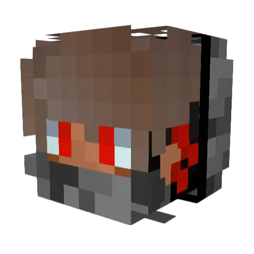 icEy_chillz Minecraft avatar head, 3D render
