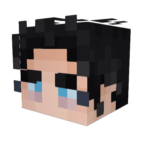 icTRNR69 Minecraft avatar head, 3D render