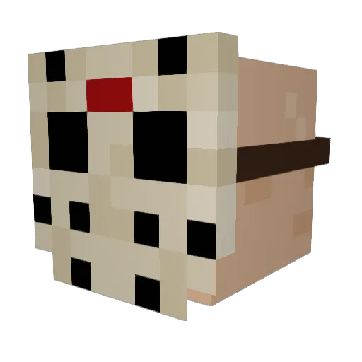 icUnderpants Minecraft avatar head, 3D render