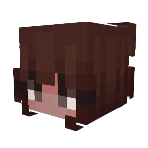 icantdecide7788 Minecraft avatar head, 3D render