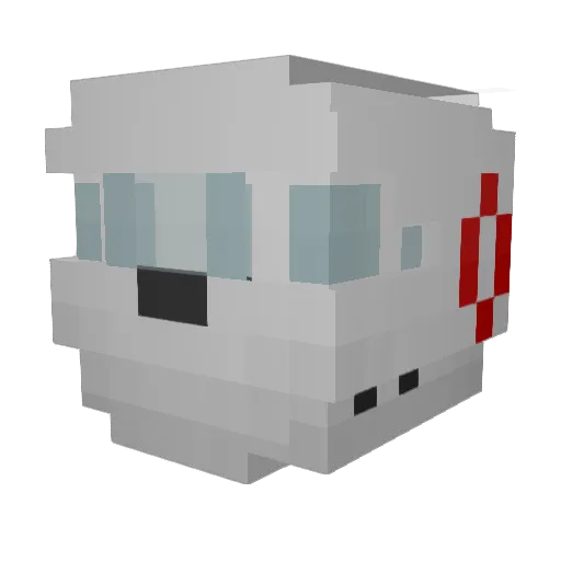 icchan117 Minecraft avatar head, 3D render