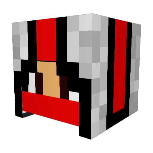 iccns11 Minecraft avatar head, 3D render