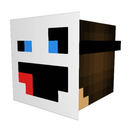 ice6688 Minecraft avatar head, 3D render