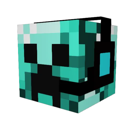 iceCREAMPie101 Minecraft avatar head, 3D render