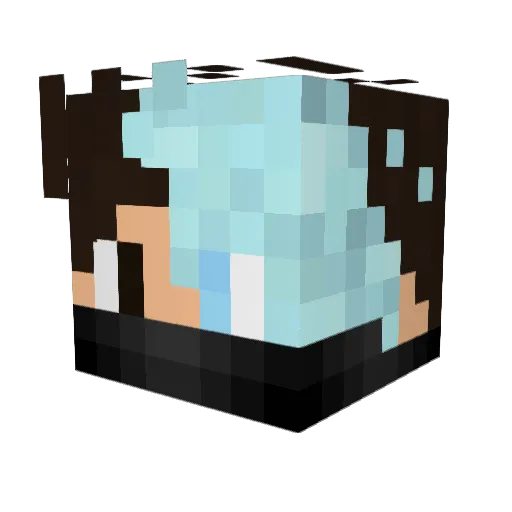 iceStormBreaker Minecraft avatar head, 3D render