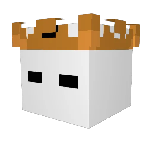 ice_1008 Minecraft avatar head, 3D render