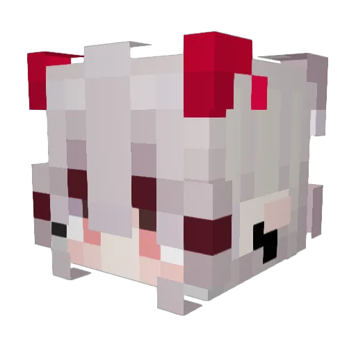 ice_1192 Minecraft avatar head, 3D render