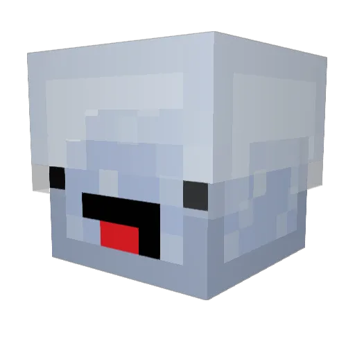 ice_Extreme Minecraft avatar head, 3D render
