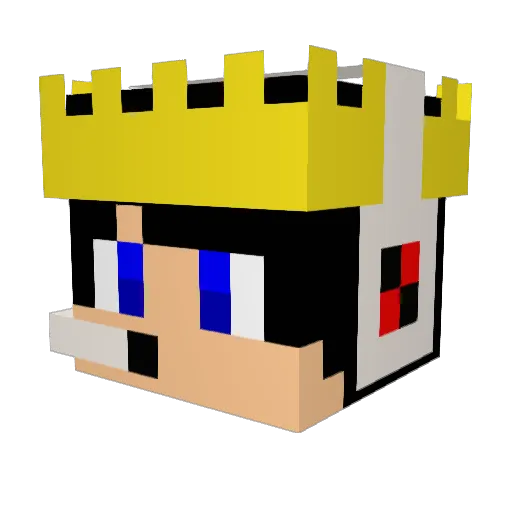 ice_black19 Minecraft avatar head, 3D render