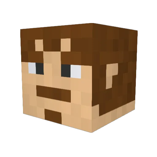 ice_d2jsp Minecraft avatar head, 3D render