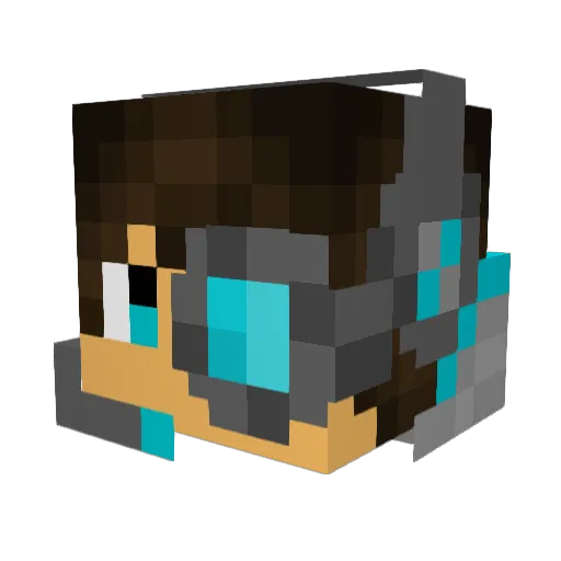 ice_dragon0912 Minecraft avatar head, 3D render