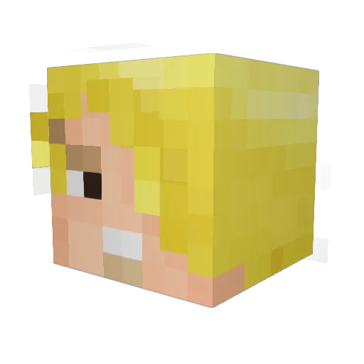 ice_fox1337 Minecraft avatar head, 3D render