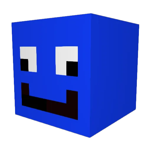 ice_kek Minecraft avatar head, 3D render