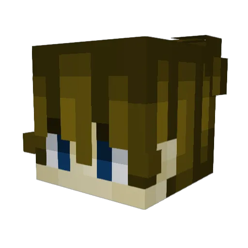 iceatope Minecraft avatar head, 3D render
