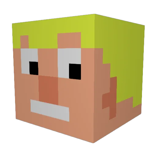 iceblade02 Minecraft avatar head, 3D render