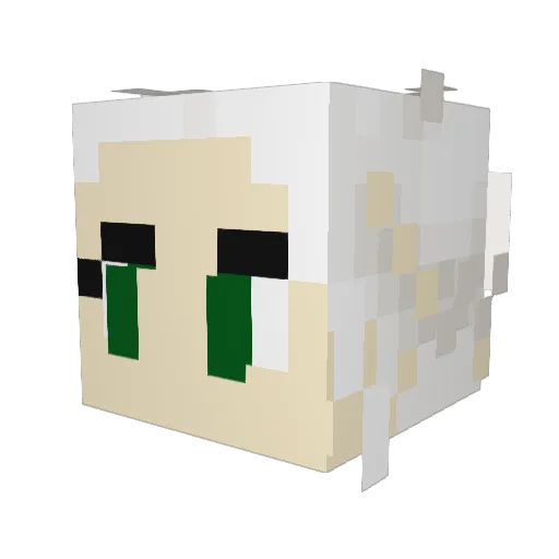 iceblade777 Minecraft avatar head, 3D render