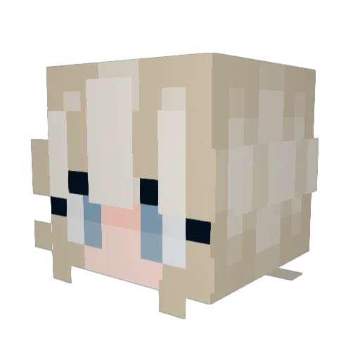 iceblaze32 Minecraft avatar head, 3D render