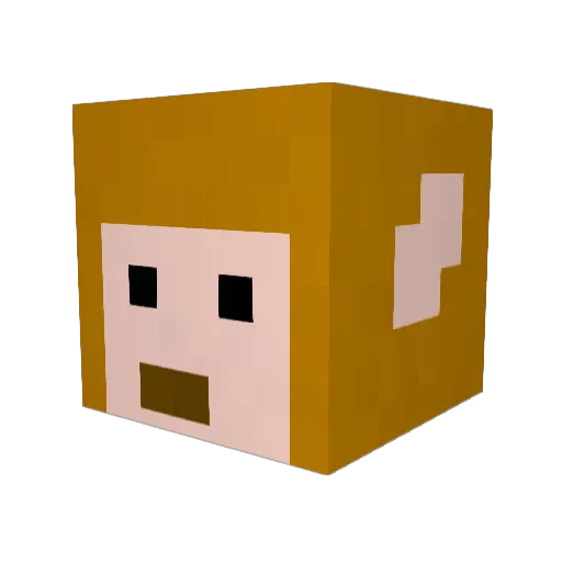 iceblue0206 Minecraft avatar head, 3D render